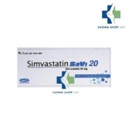 Simvastatin Savi 20 - Điều trị tăng cholesterol máu